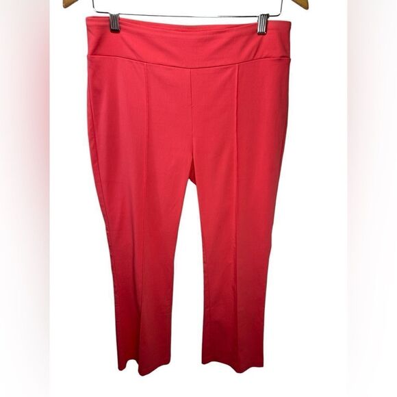 J. McLaughlin Ivy Pant Coral Pink Side Zip Pants Stretch Size 8 - Picture 1 of 11